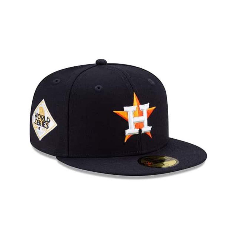 MLB Houston Astros Green Paisley Undervisor 59Fifty Fitted (VTE6557) - Blue New Era Caps